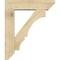 Ekena Millwork Balboa Slat Rough Sawn Bracket w/ Offset Brace, Douglas Fir, 8"W x 32"D x 38"H BKT0806X32X38BOA06RDF - alternate 3